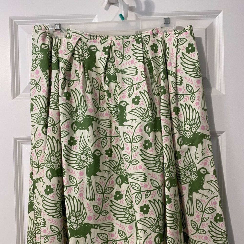 Hummingbird Skirt handmade from Retrolicious Fabric XL